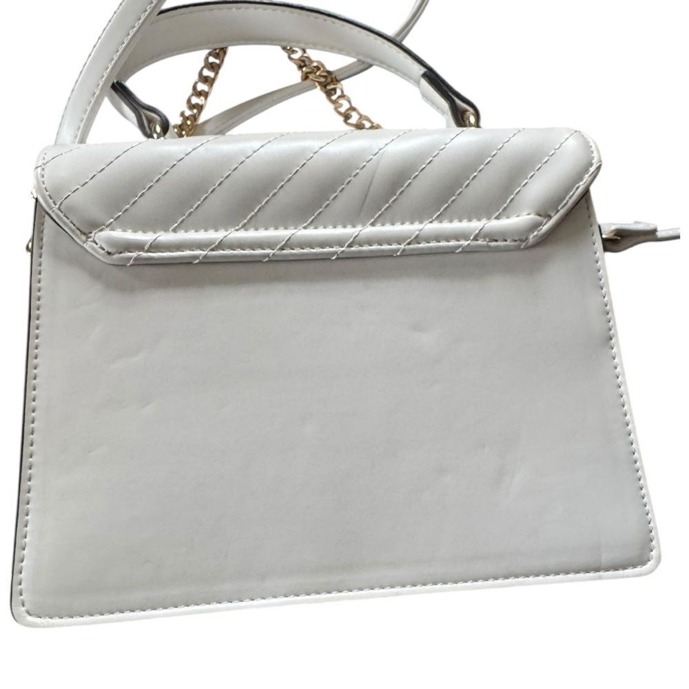 Aldo Matthan Convertible Satchel in white. - Picture 6 of 9